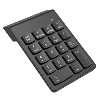 Bluetooth Number Pad Wireless Numeric Keypad 10 Key Numpad for Laptops Compatible with ChromeBook, ThinkBook, MateBook, Inspiron Computer Desktop Office Accessories Financial Accounting Pad